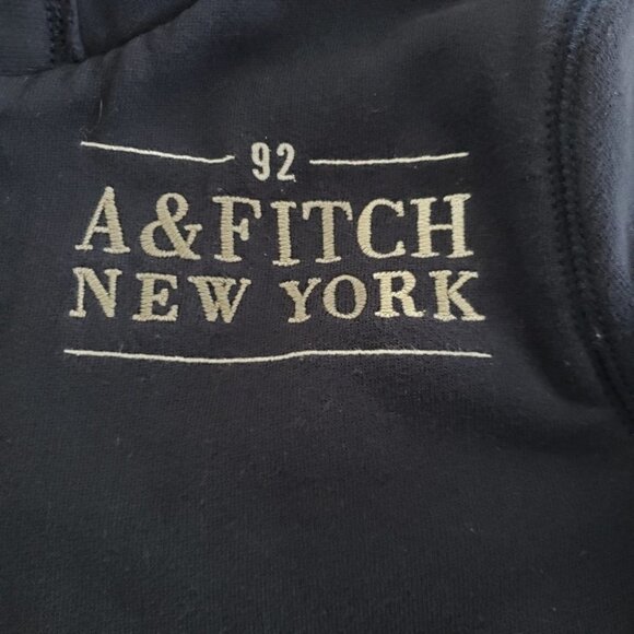 ABERCROMBIE Hoodie Fitch Navy Blue Logo  Women Hollister Size Zip Women'… - Picture 5 of 14